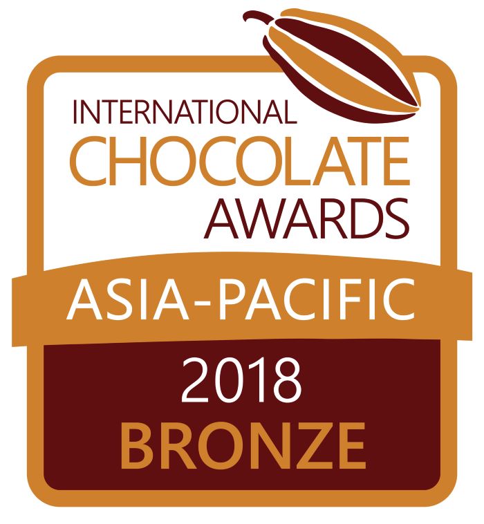 International Chocolate Awards Bronze Medal which was awarded to Sweet Pea & Poppy Artisan Chocolate