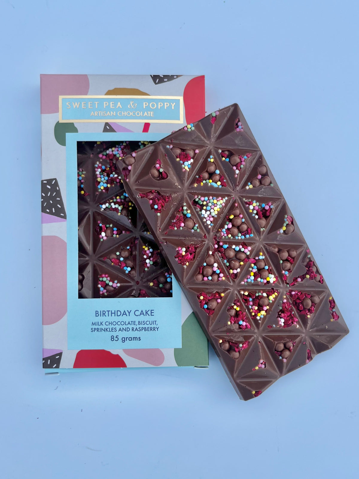 Birthday Cake Artisan Chocolate Bar