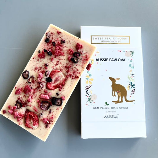 Aussie Pavlova Artisan Chocolate Bar