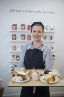 Yasmin Coe, Owner and chocolatier at Sweet Pea & Poppy artisan chocolate