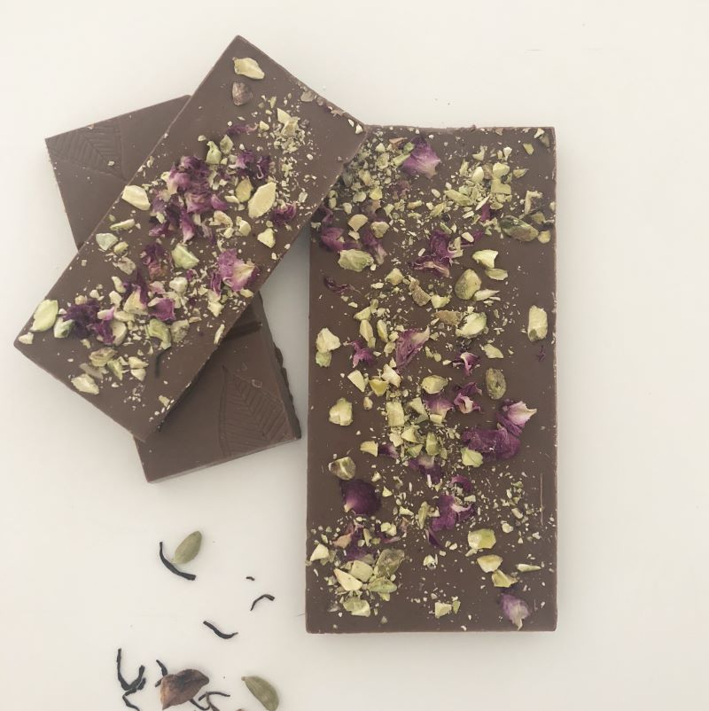 Sweet Pea & Poppy Rosie Chai Artisan Chocolate Bars